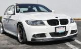 1 Bmw E90 MTech front bumper lip depan Ak style carbon fiber  fit for add on upgrade performance new look brand new set