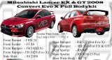 Mitsubishi Lancer EX & Evo X Bumperkits 