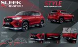 perodua Traz bodykit gearup pp material with light