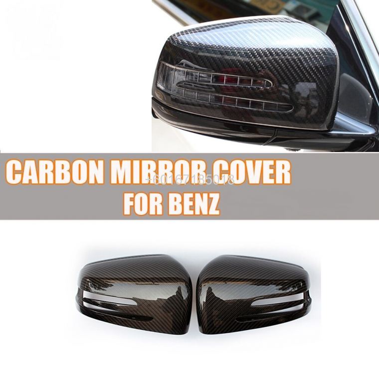 mercedes benz w176 a class side mirror cover carbon fiber ma