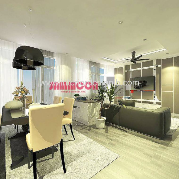 Renovation Works Living Modern Design Johor Design Samm