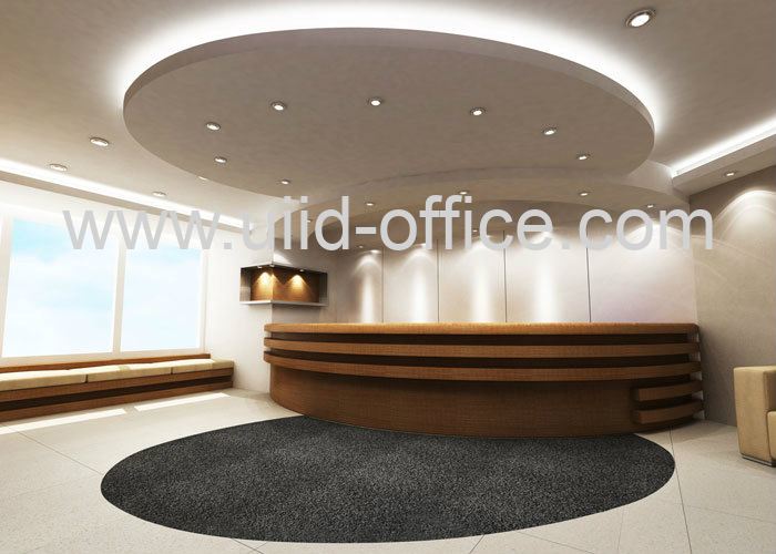 Office Reception Ceiling Finished Plaster Ceiling Senai