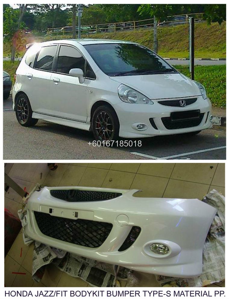 2003 2004 2005 2006 2007 honda jazz fit gd vtec front bumper