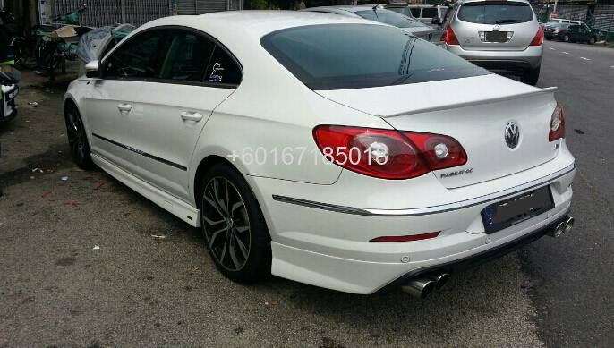 volkswagen cc bodykit r line spoiler duck tail