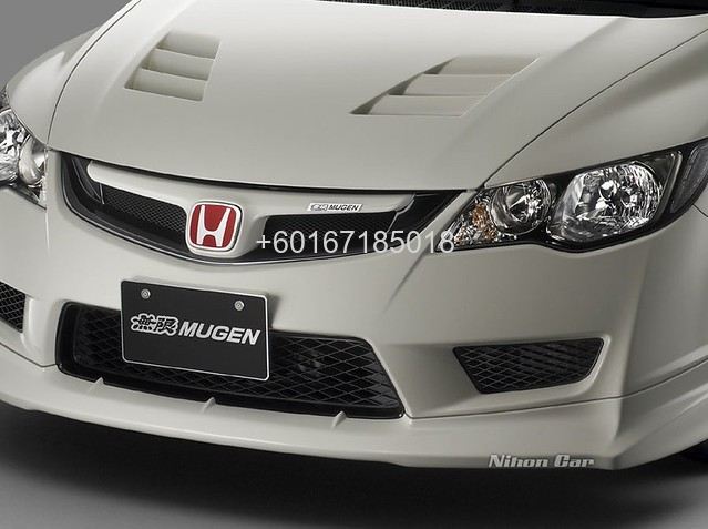 honda civic fd2r type r mugen grille abs material new set