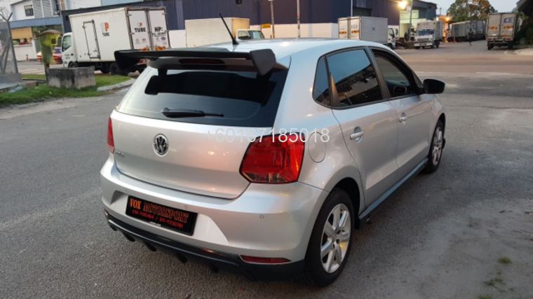 Volkswagen polo Bodykit rline style add on lip abs Material 