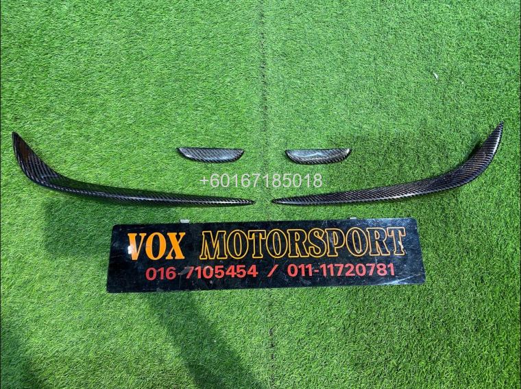 volkswagen golf mk6 r front bumper canard carbon fiber new s