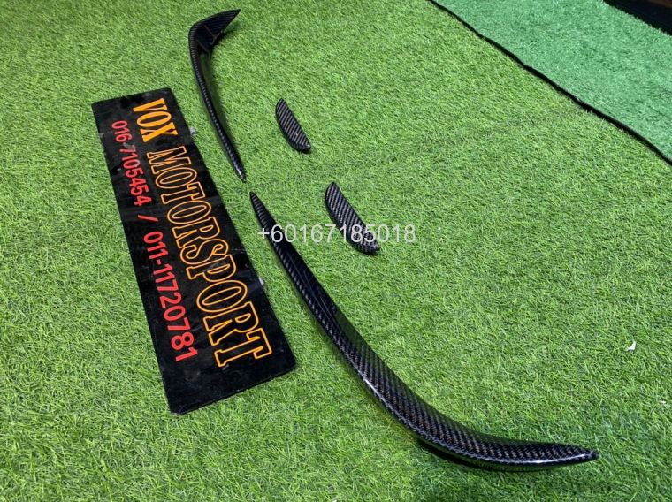 volkswagen golf mk6 r canard carbon fiber new set
