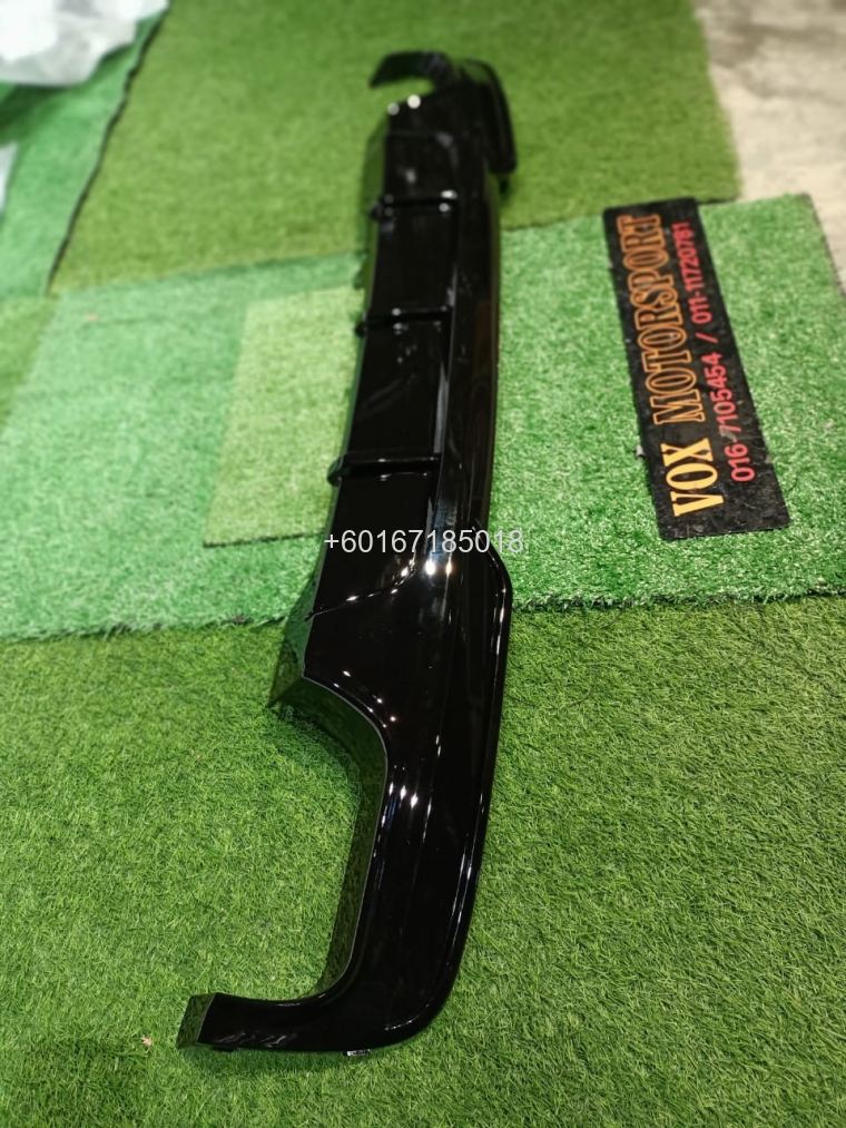 bmw f10 m sport rear diffuser quad gloss black pp material v