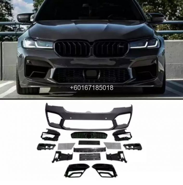 bmw g30 5 series m5 front bumper v1 m5 pp material replaceme