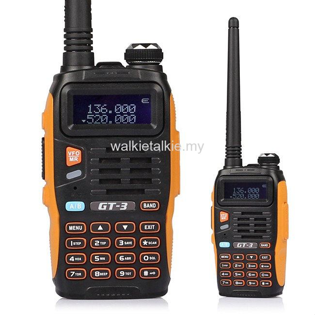 Baofeng GT-3 Dual Band UHF VHF Walkie Talkie