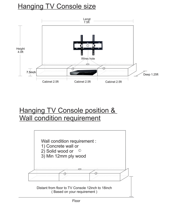 TV Console Structure tv-console-structure