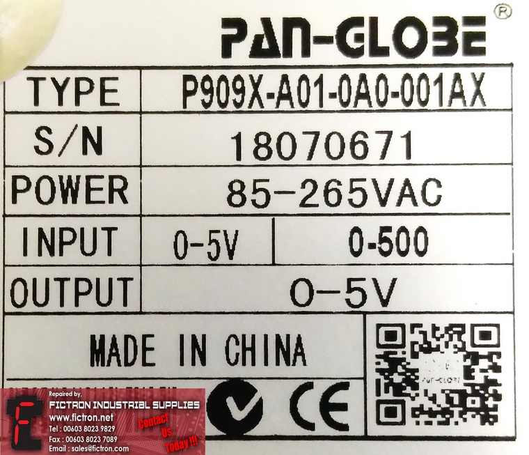 P909X-A01-0A0-001AX P909XA010A0001AX PAN-GLOBE P909X Industrial Timer REPAIR MALAYSIA 1Yr WARRANTY