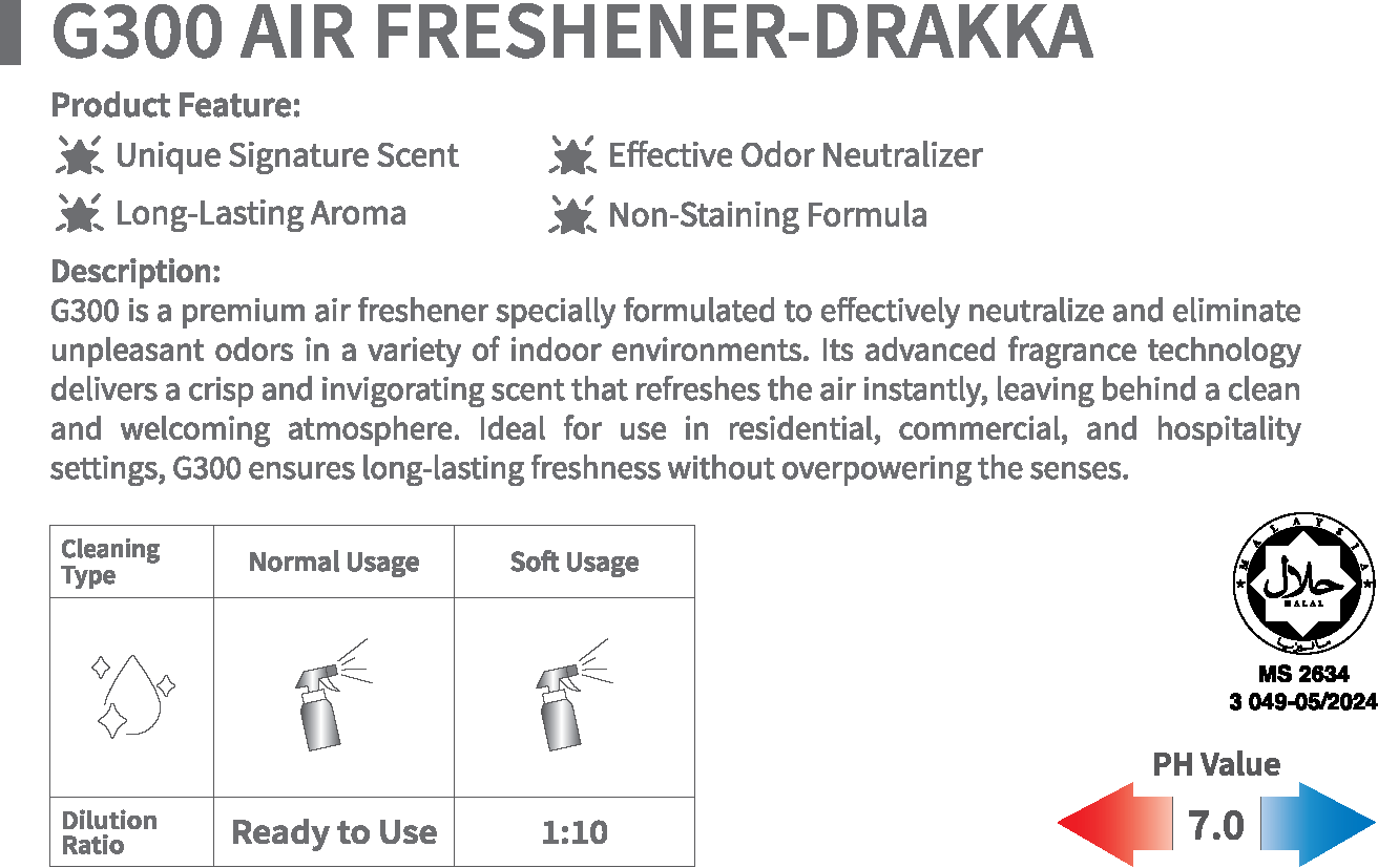 G300 AIR REFRESHER DRAKKA