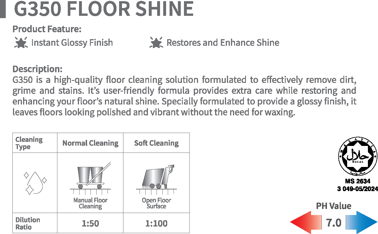 G350 FLOOR SHINE