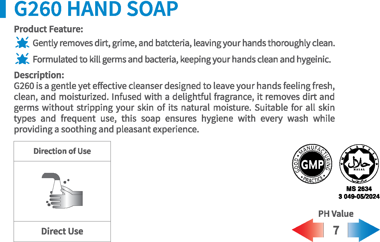 G260 HAND SOAP