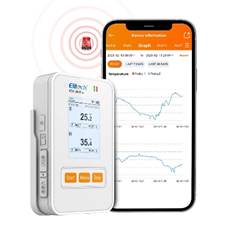 Elitech RCW - 360 Plus 4G Temperature Humidity Data Logger with External Probe Email SMS App Alarm - Elitech Technology, Inc.
