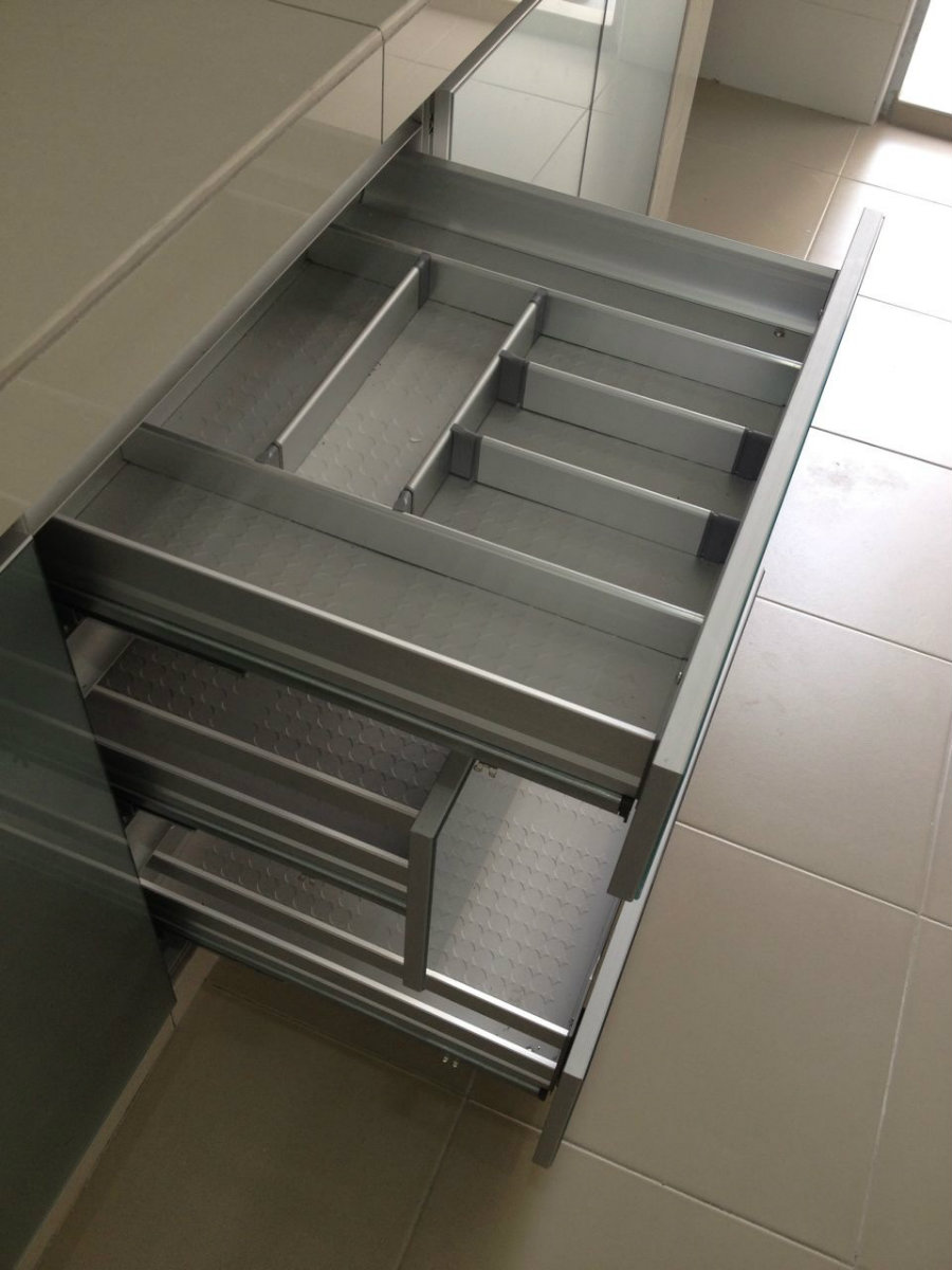 Aluminum Solf Closed Drawer 900MM