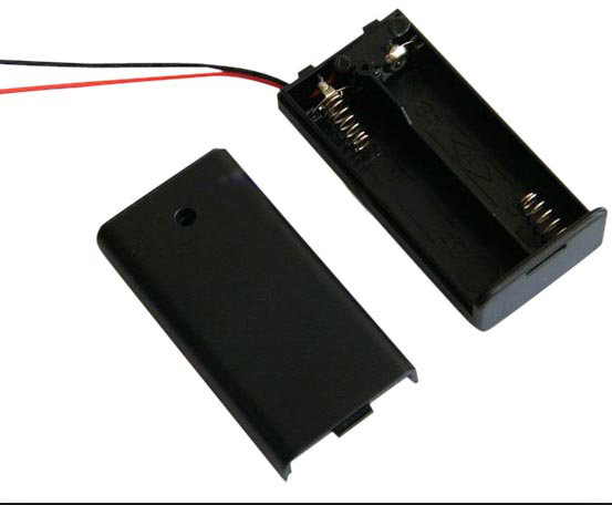 Battery Holder (AA) with Cover