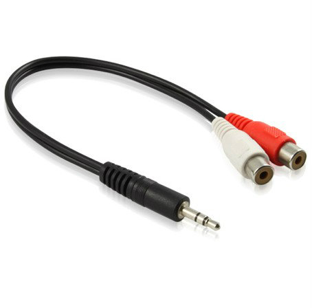 Stereo to 2 RCA Cable