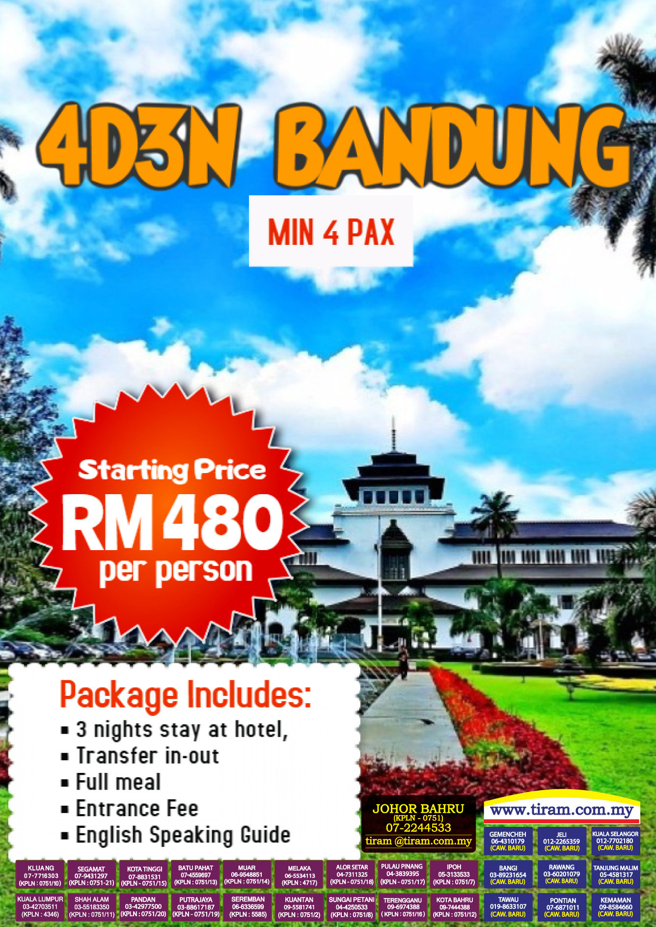 tiram travel bandar baru bangi