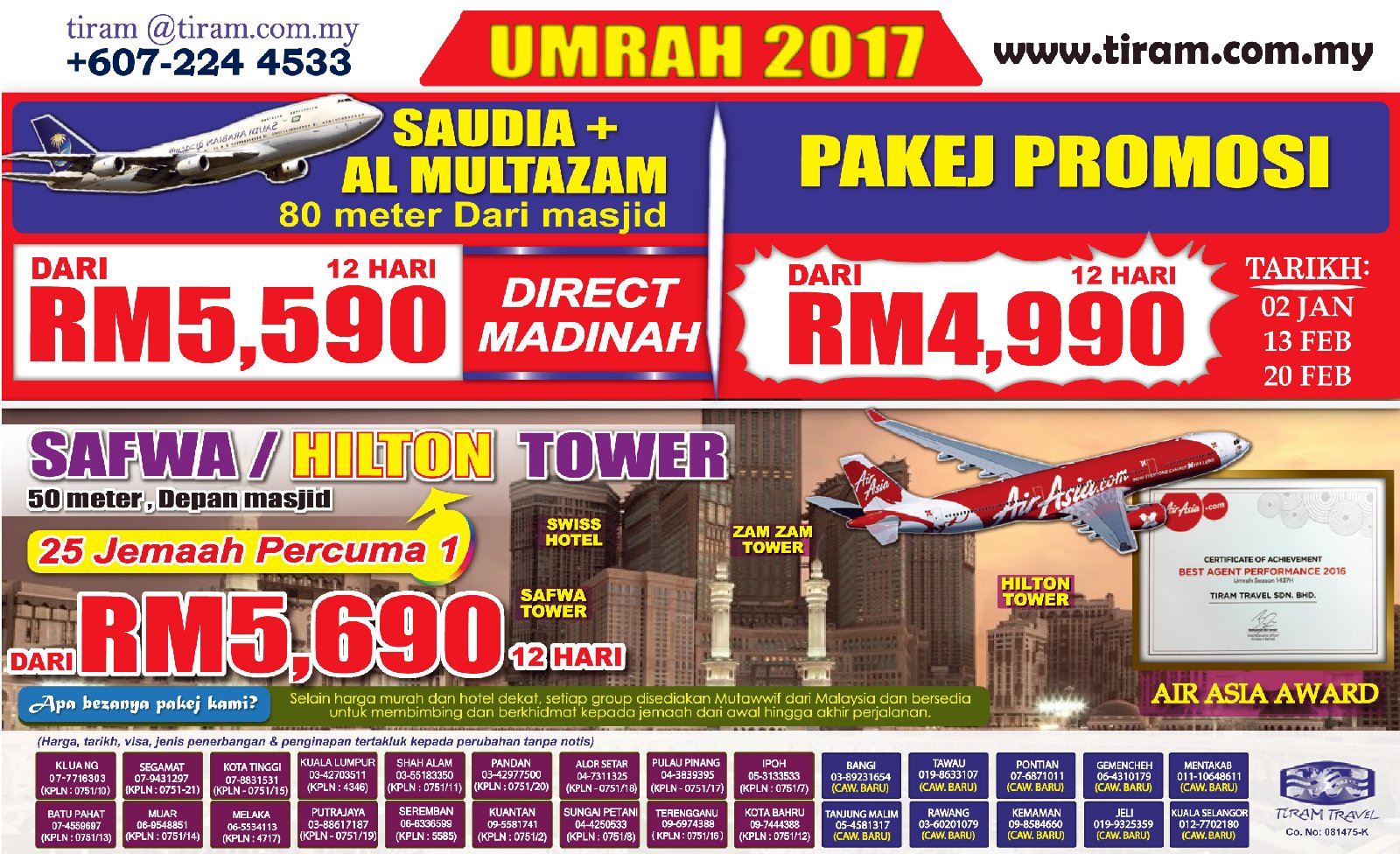 promosi-umrah-tiram-travel-cawangan-bangi