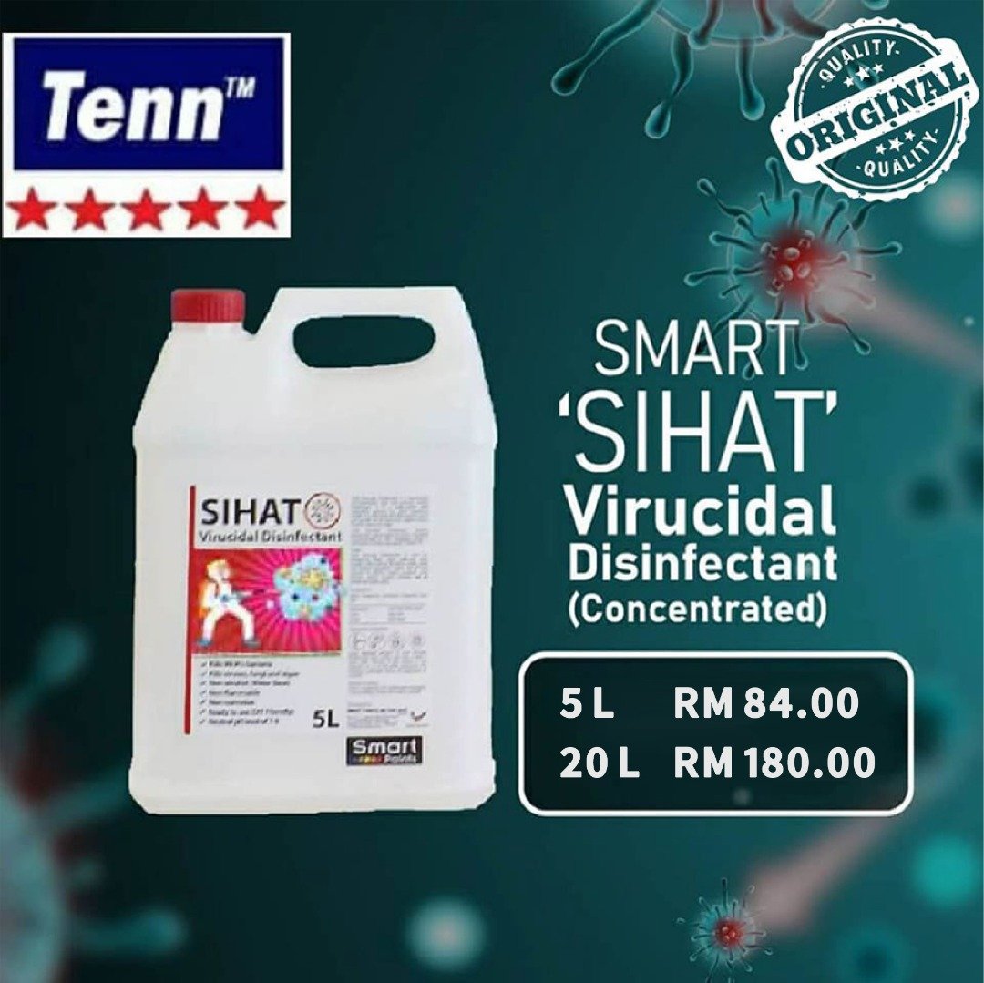 Buy 5l Smart Sihat Virucidal Disinfectant Concentrated Product Online Malaysia Melaka On Newstore