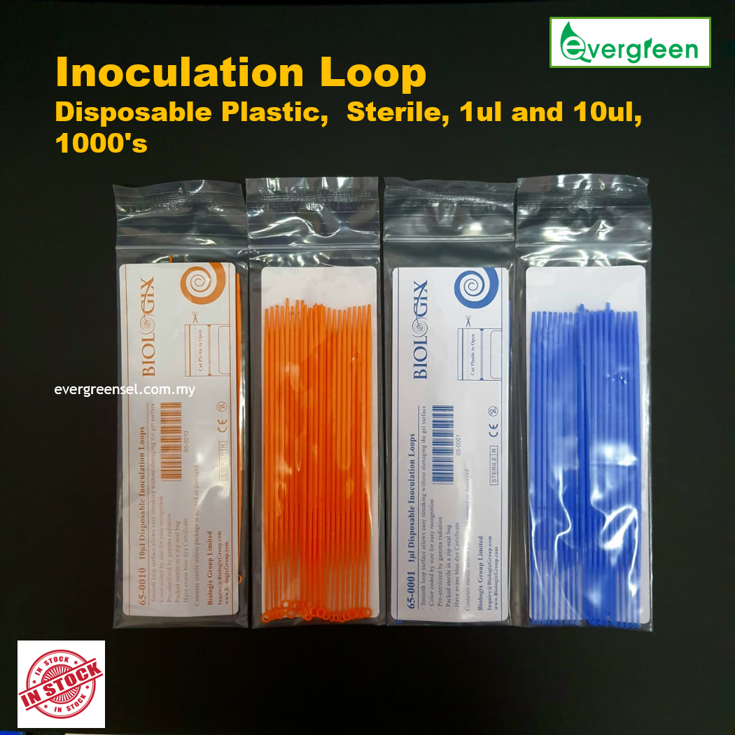 Disposable Plastic Inoculation Loop sterile Plasticware Semenyih