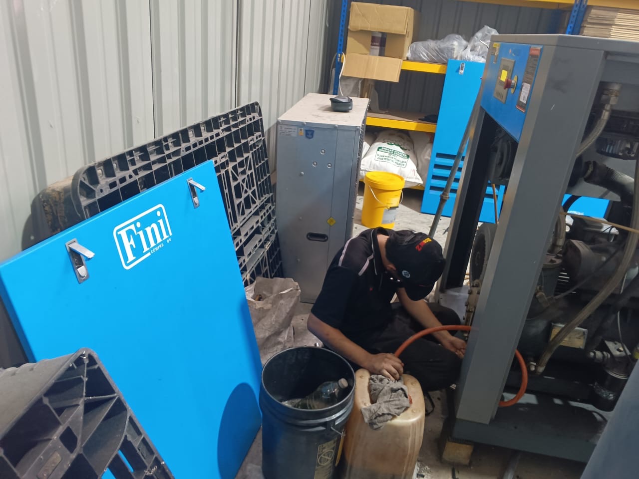 Service and Repair Fini Screw Compressor SR-1030