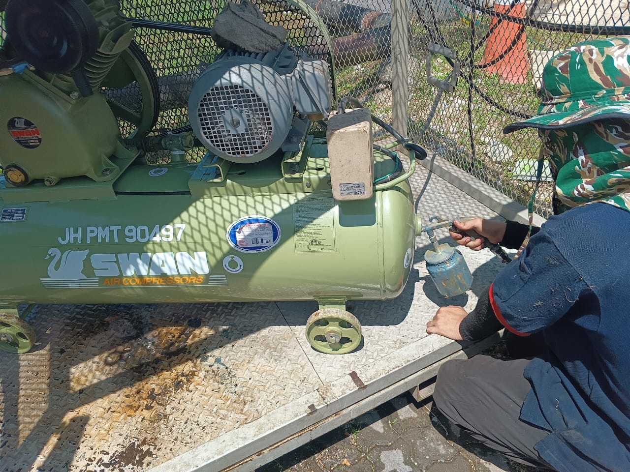 Service Swan Air Compressor Tank 