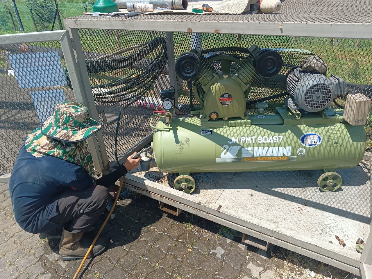 Service Swan Air Compressor Tank 