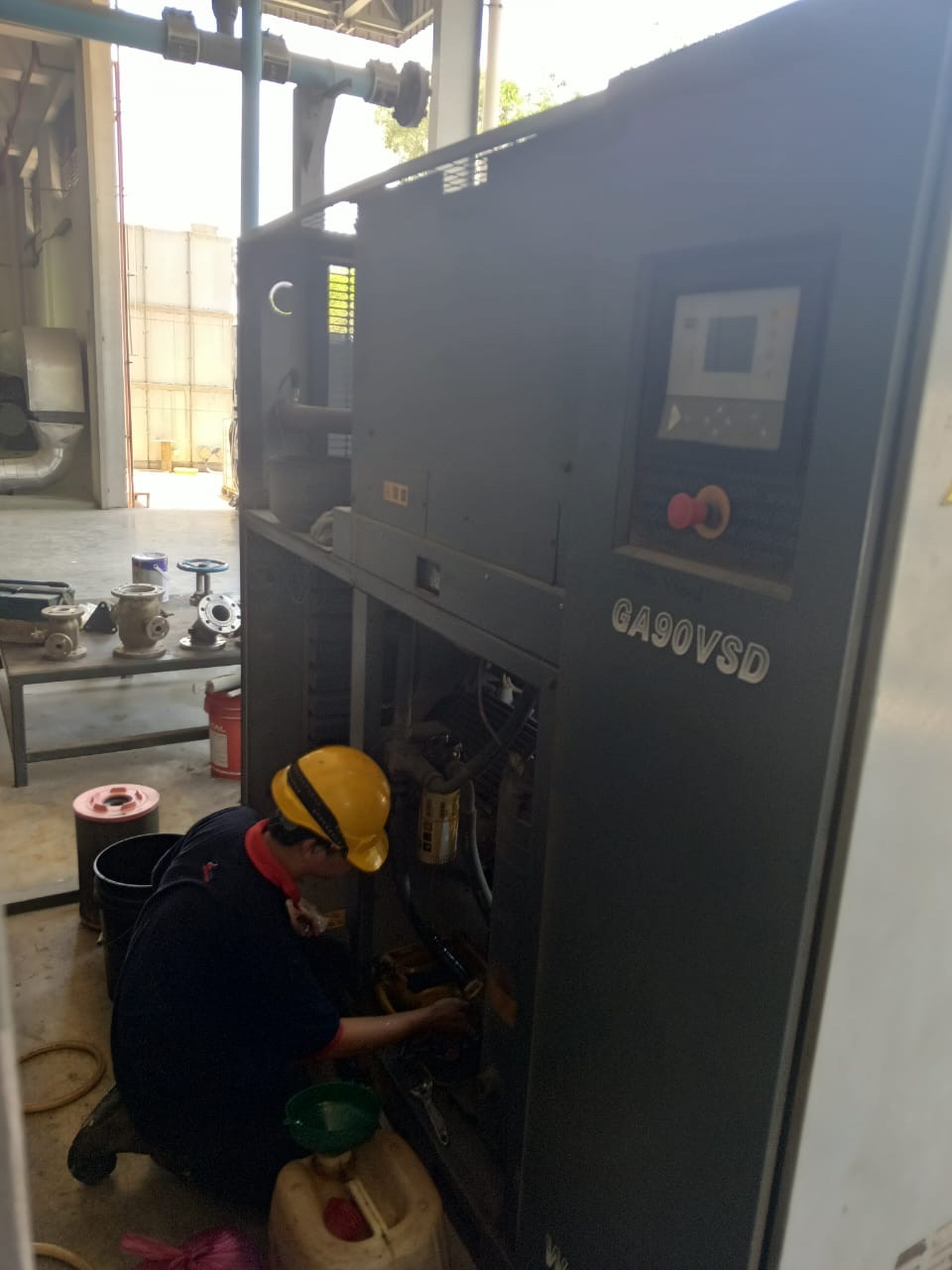 Service Atlas Copco Air Compressor GA90VSD