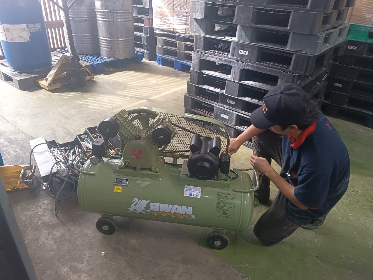 Service Swan Air Compressor SVP-202