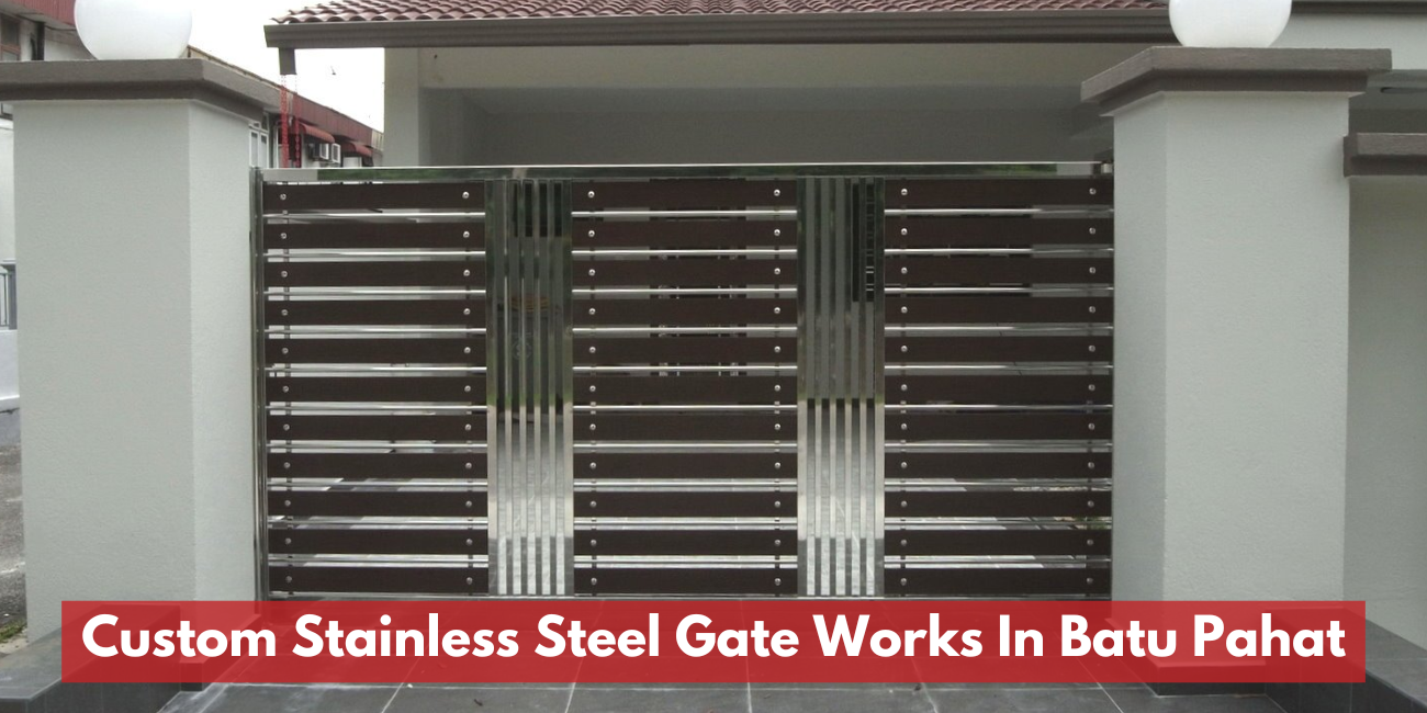 峇株巴辖定制不锈钢/白钢篱笆门工程