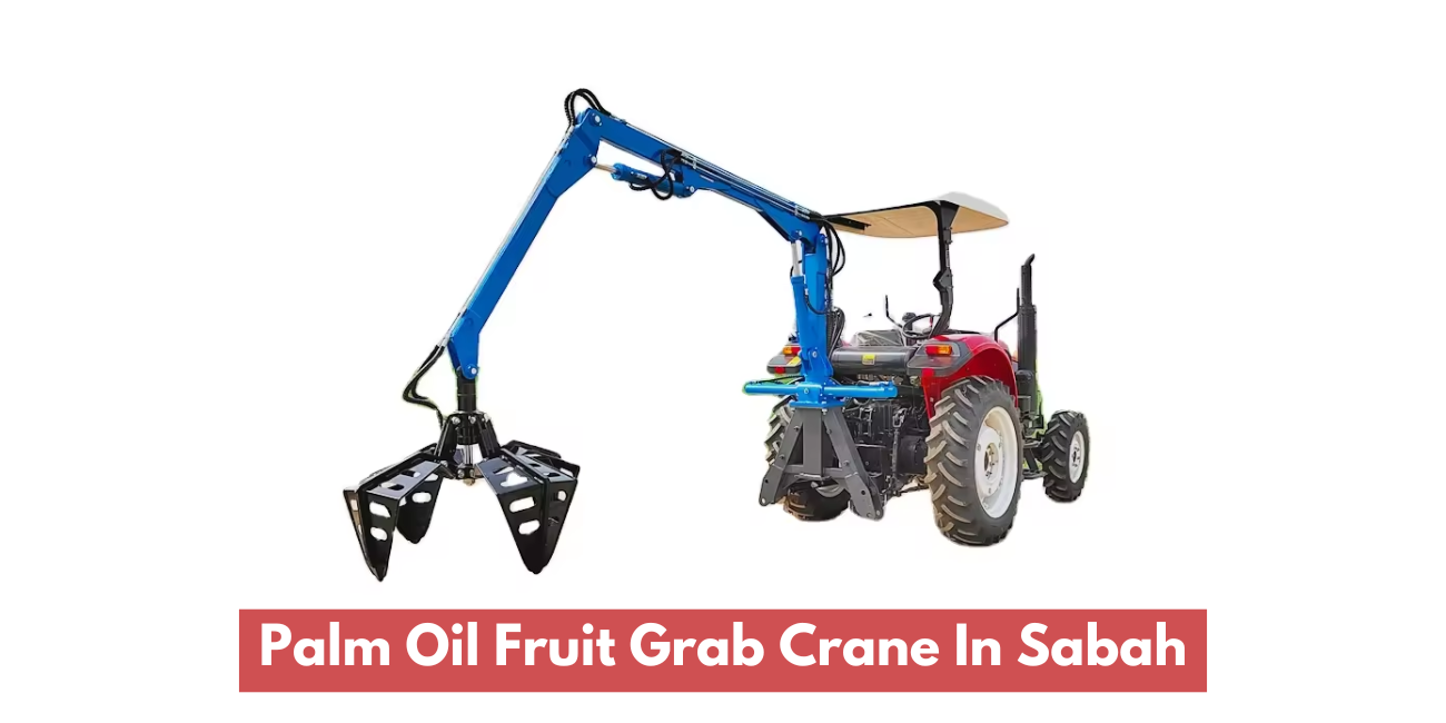 Palm Oil Fruit Grab Crane In Sabah