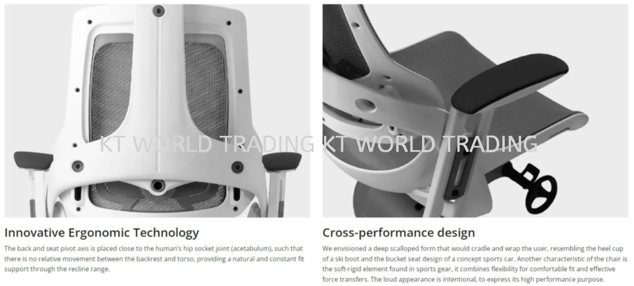 Executive Mesh Chair KTWAUMB Side View