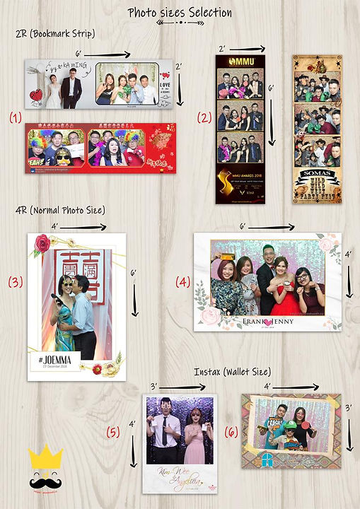 Photo Size Selection