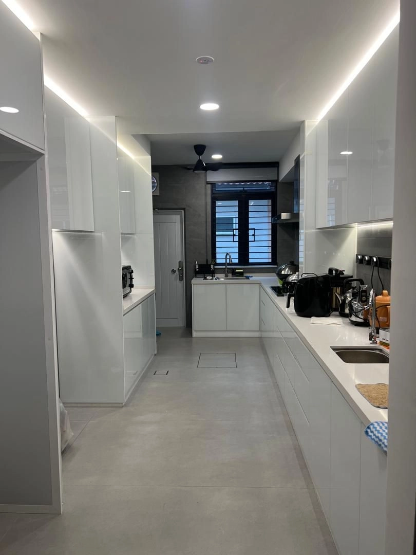 Aluminum kitchen cabinets KL Selangor modern residential kitchen