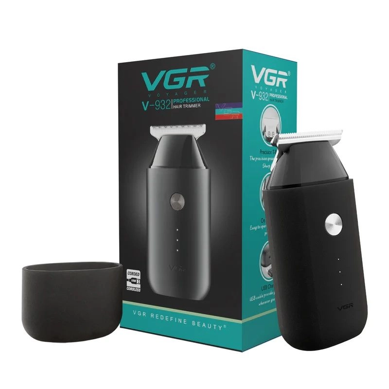 VGR V-932 Pocket Hair Trimmer for Men Black