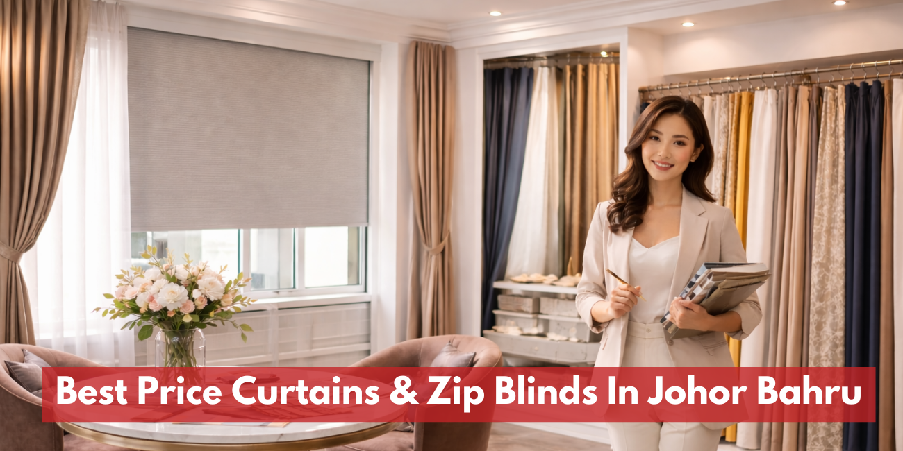 Best Price Curtains & Zip Blinds In Johor Bahru