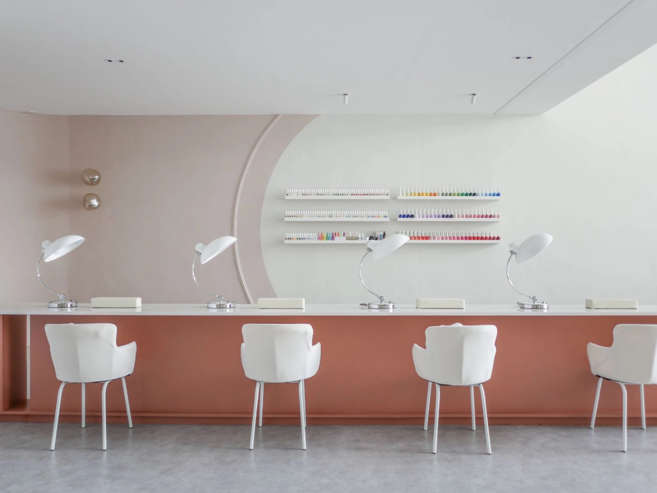 Peachy Nails by AOHA