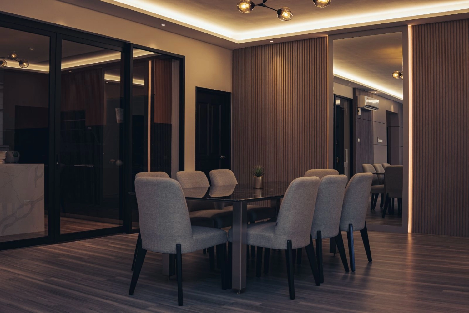 Luxury interior design Penang bedroom and custom detailing by AOHA