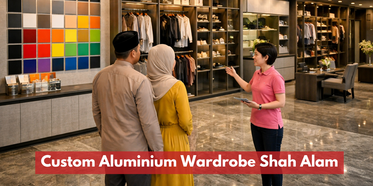 Custom Aluminium Wardrobe Shah Alam