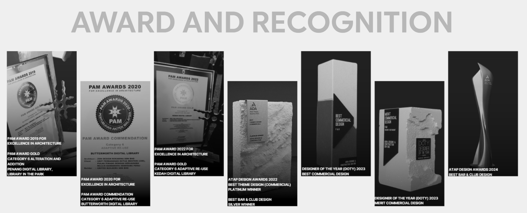 AOHA award and recognition