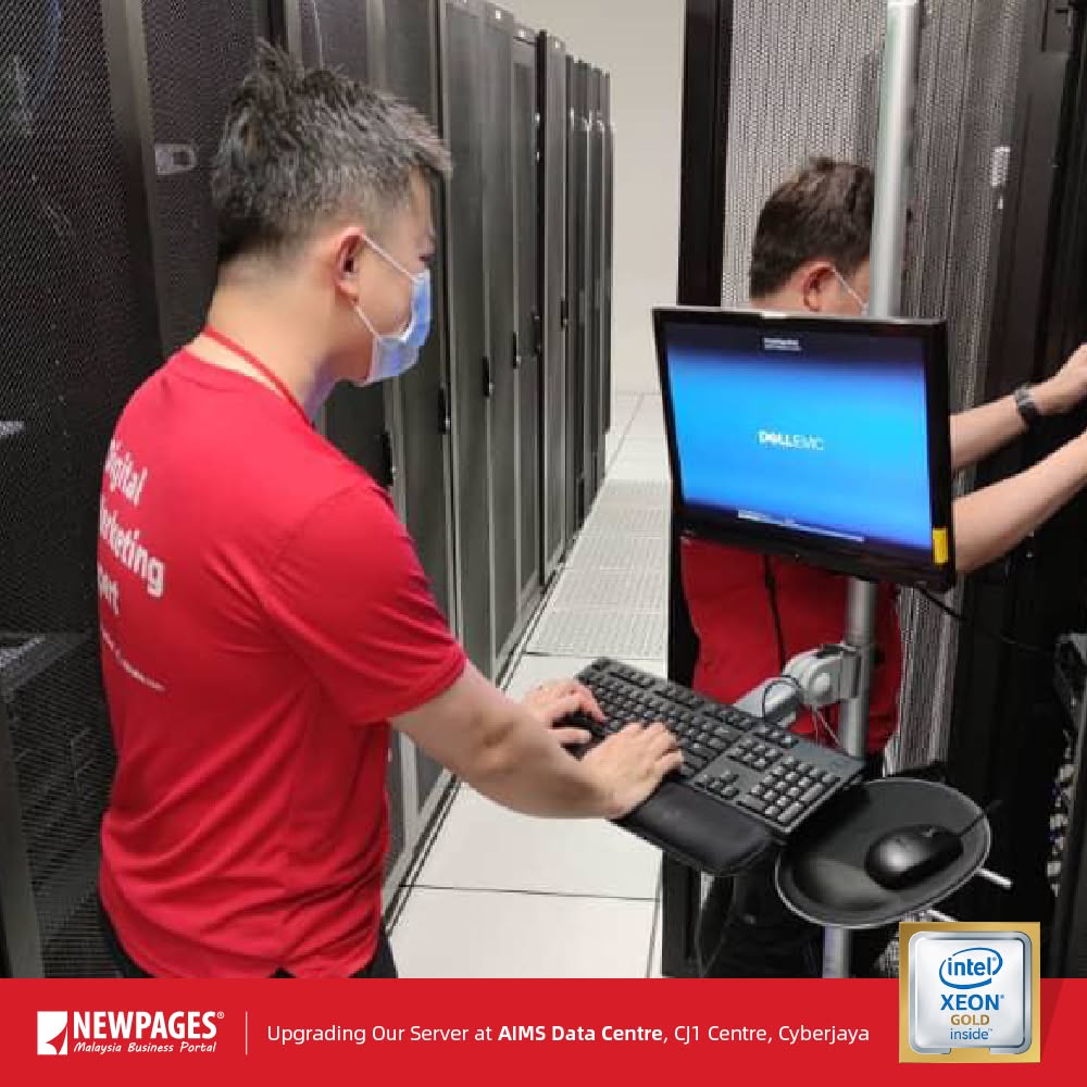 NEWPAGES server upload and infrastructure support in Malaysia