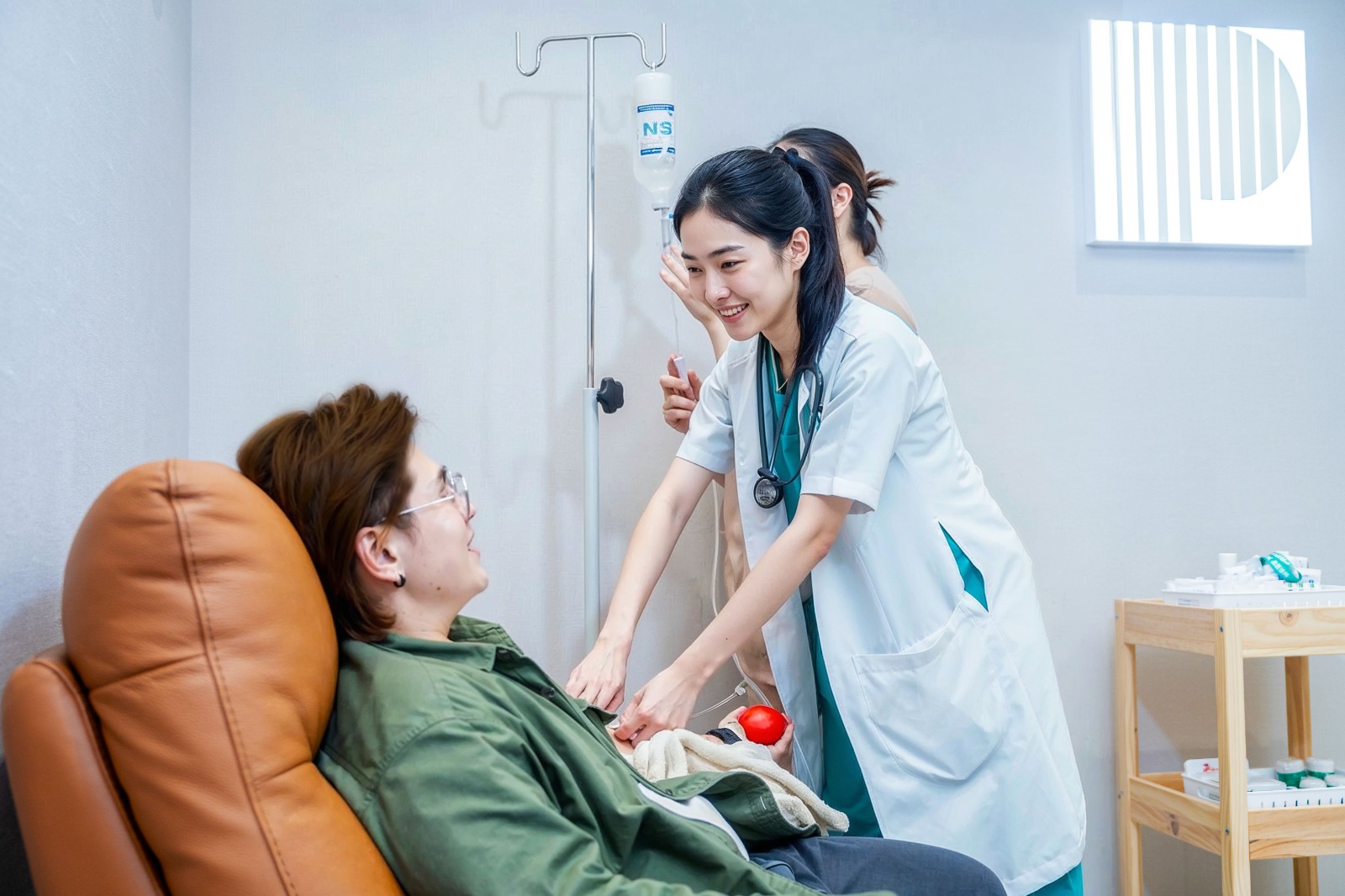 Patient health checking process in Kuala Lumpur clinic