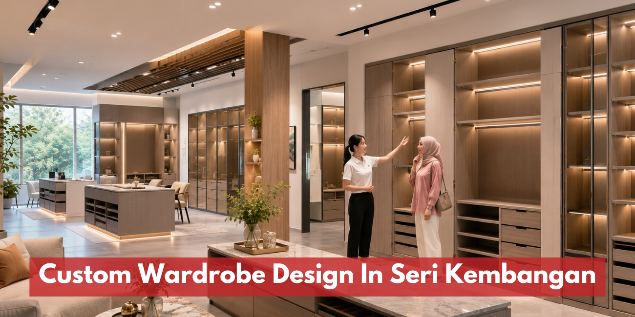 Custom Wardrobe Design In Seri Kembangan