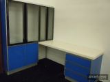 Aluminium Study Table With Filing Cabinet