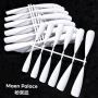 White Long Almond Shape Nail Tips White 1pack 300pcs ⳤͰɫƬ 1300Ƭ