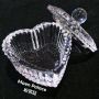 Glass Heart Shape Dappen Dish